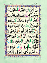 Sorah Yaseen Tajweedi 16 pages 50?MK