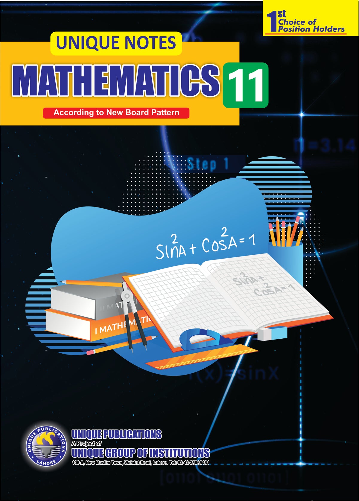 Unique Notes MATHS  11th Class