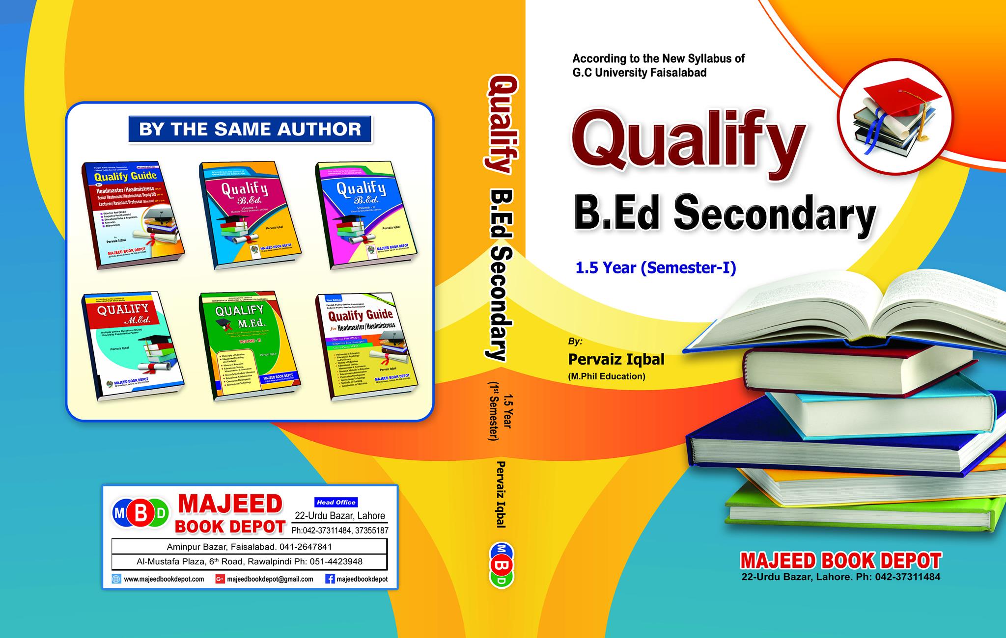 Qualify B.Ed Secondary 1.5 Year (semester-1) - MAJEED BOOK STORE