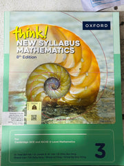OXFORD
NEW SYLLABUS
Think MATHEMATICS
8th Edition (Class3) - MAJEED BOOK STORE