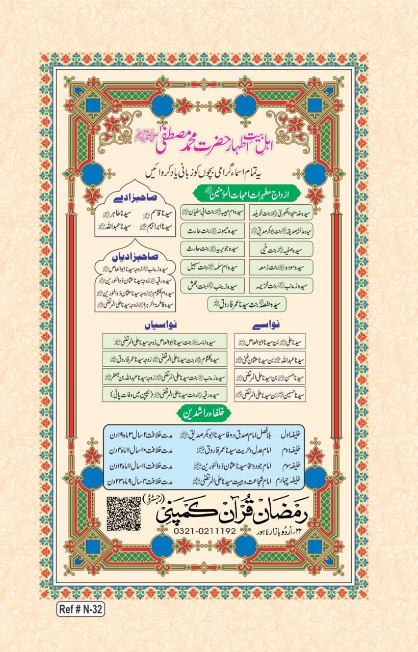 NOORANI QAIDA (N32) - MAJEED BOOK STORE
