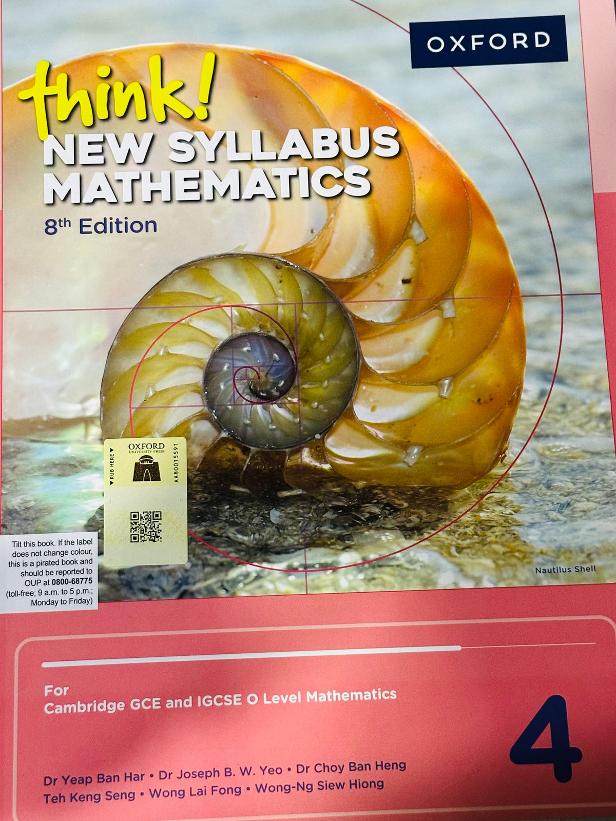 THINK MATHEMATICS  8th edition ( Class 4) - MAJEED BOOK STORE