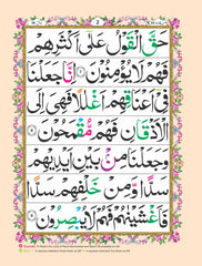 Sorah Yaseen Tajweedi 
24 pages 51/MK