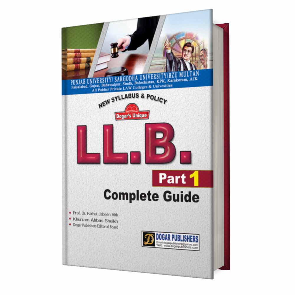 LLB Guide 3 Year Part 1 Complete Guide - MAJEED BOOK STORE