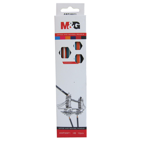 M&G Lead Pencil 12 Pcs Pack AWP30971 - MAJEED BOOK STORE
