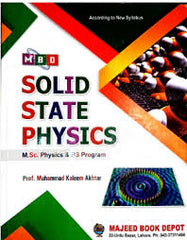 MBD Solid State Physics MSc BS - MAJEED BOOK STORE