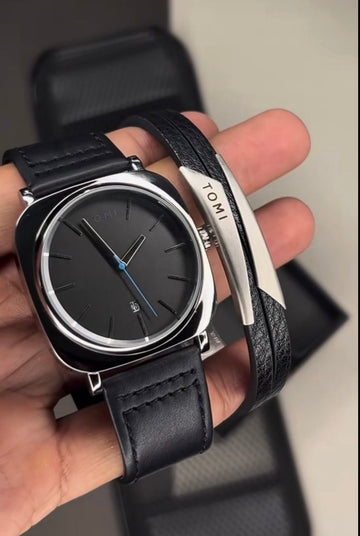 Tomi Black Business Class Watch