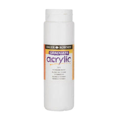 Daler Rowney Graduate Acrylic Jar 500ml - Titanium White