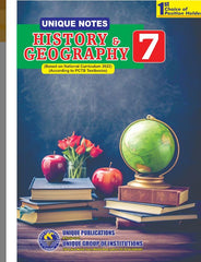 UNIQUE NOTES HISTORY & GEOGRAPHY 7TH PTB