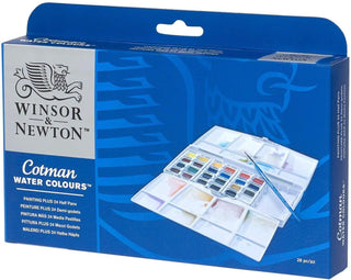 Winsor Newton Cotman Watercolor Set Of 26 Pieces