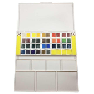 The Color Company 36 Water Color Half Pans