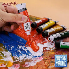 Mont Marte Acrylic Colour Paint Signature Set 12ml Pack Of 24
