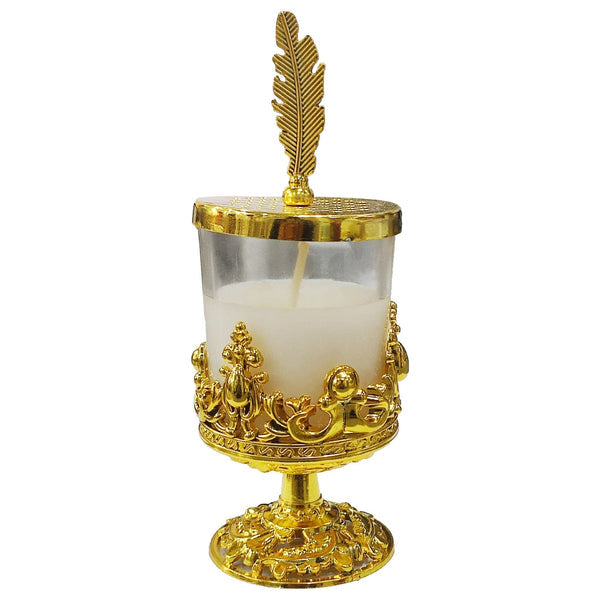Golden Leaf plastic candlelebra