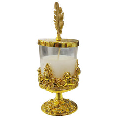 Golden Leaf plastic candlelebra