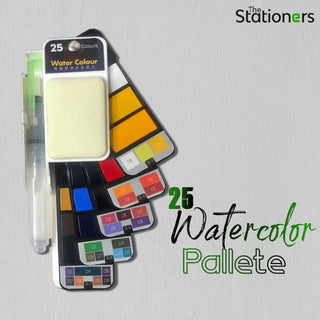Rotatable Watercolor Palette Pack Of 25