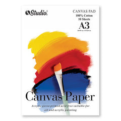 Studio Black Canvas Pad (A4)