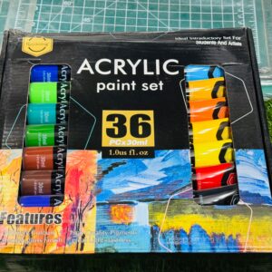 ACRYLIC PAINT SET 36 PC. 30ML FINE QUALITY - MAJEED BOOK STORE