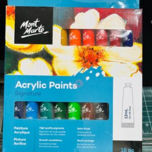 ACRYLIC PAINTS SIGNATURE 18PS 12ML - MAJEED BOOK STORE