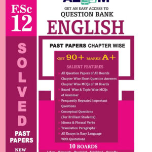 Past Paper English A-101 - MAJEED BOOK STORE