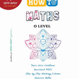 How To Maths O Level P1 - MAJEED BOOK STORE