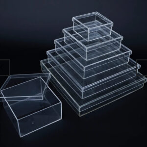Crystal Clear Cube Acrylic Box