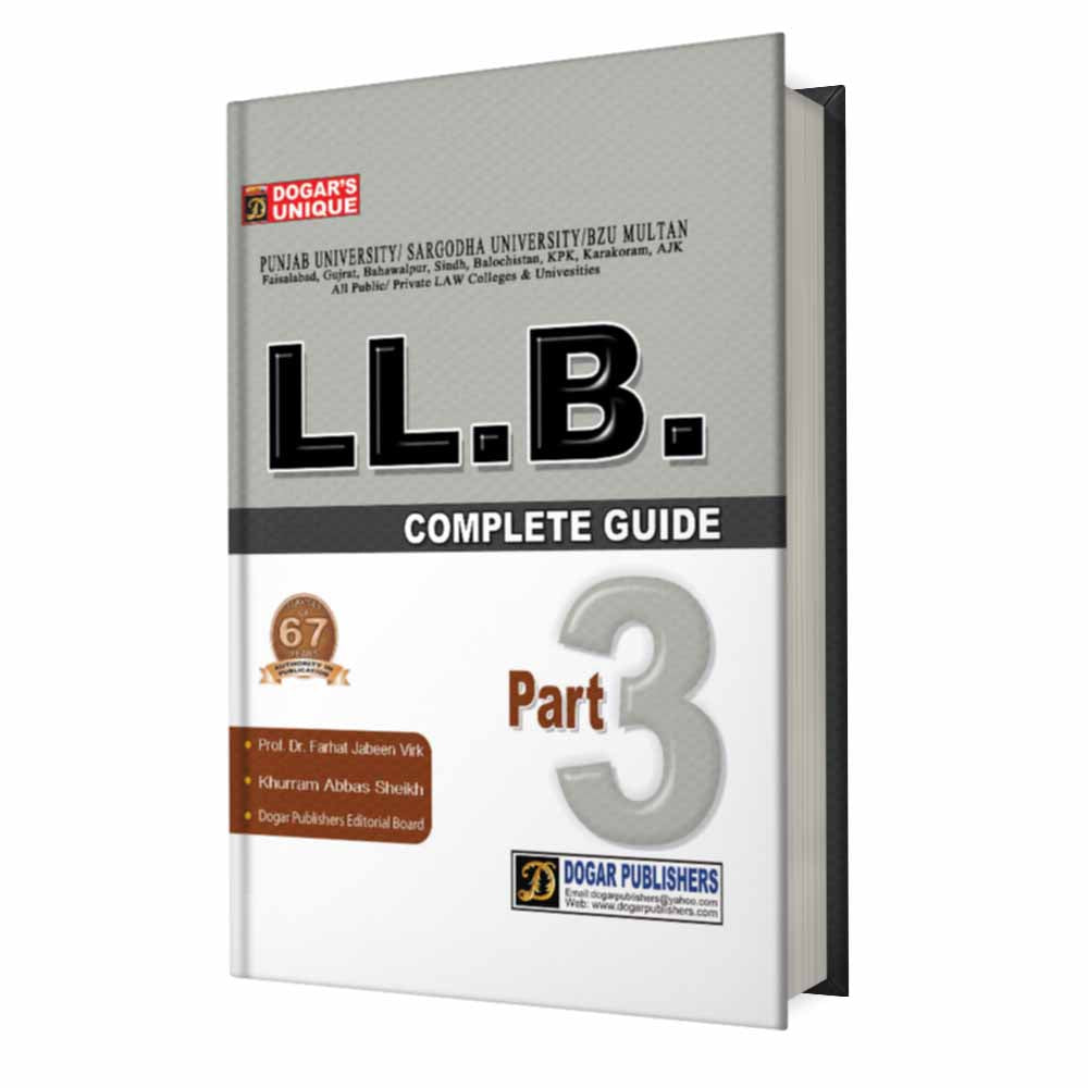 LLB Guide 3 Years Part 3 - MAJEED BOOK STORE