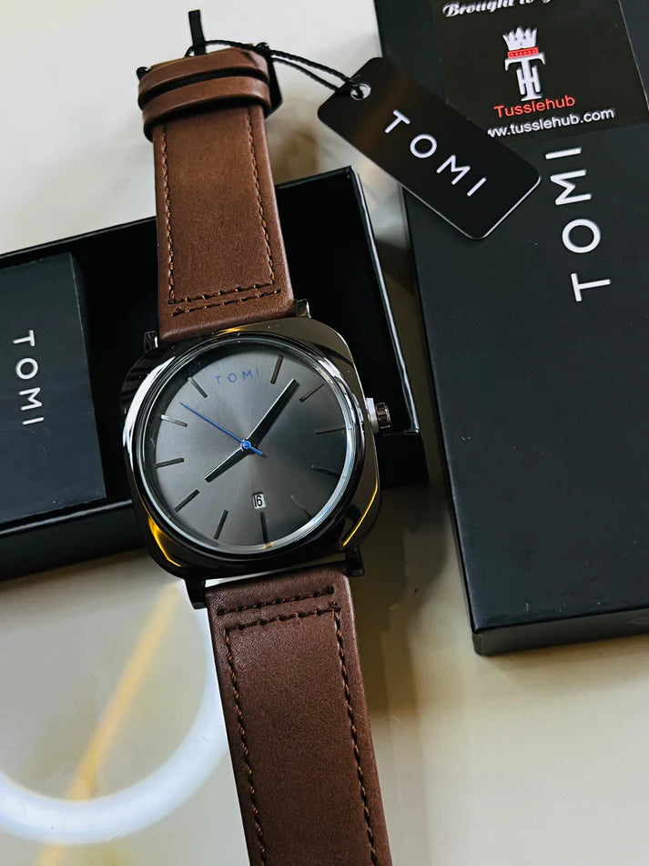 Tomi Brown Business Class Dial Watch - Image 2