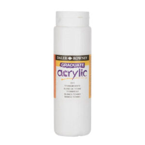 Daler Rowney Graduate Acrylic Jar 500ml - Titanium White