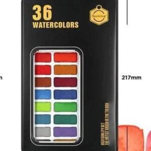 KEEP SMILING WATERCOLOR SET IN TIN BOX 36 COLORS