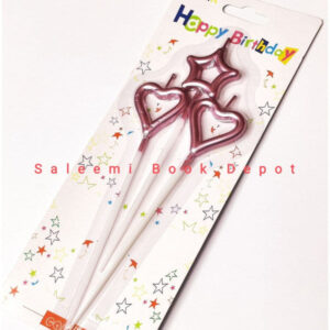 Cute Party Candles 3 in 1