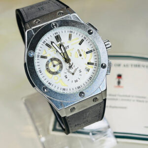 Ash Grey Chronograph Dial Hubl*t Watch