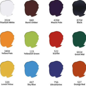 Keep Smiling Acrylic Set Of 12 Colors-30 Ml