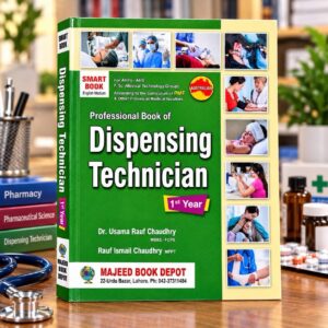 Smart Book Professional Book of Dispensing Technician 1st Year (English Medium) | Dr. Usama Rauf Chaudhry & Rauf Ismail Chaudhry | Majeed Book Depot